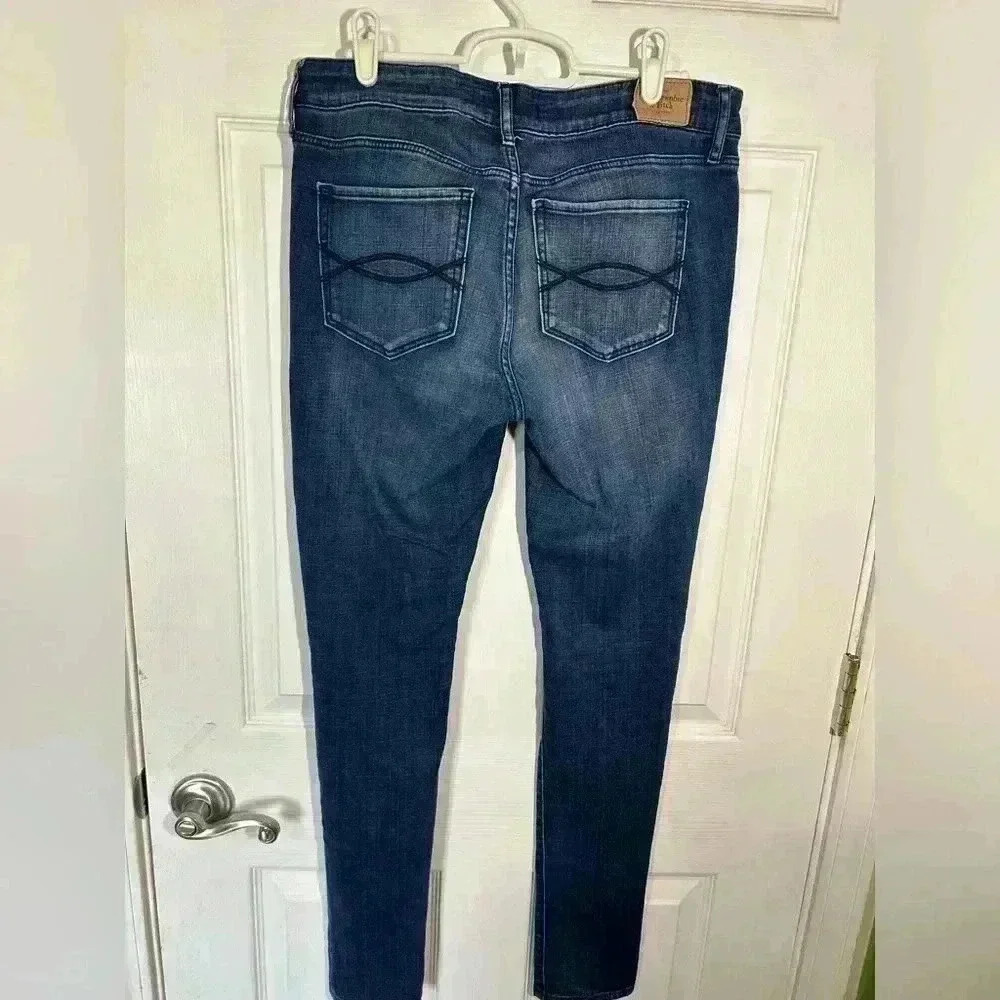 Abercrombie & Fitch Signature Series Super Skinny Distressed Jeans Size 28 - Picture 9 of 11